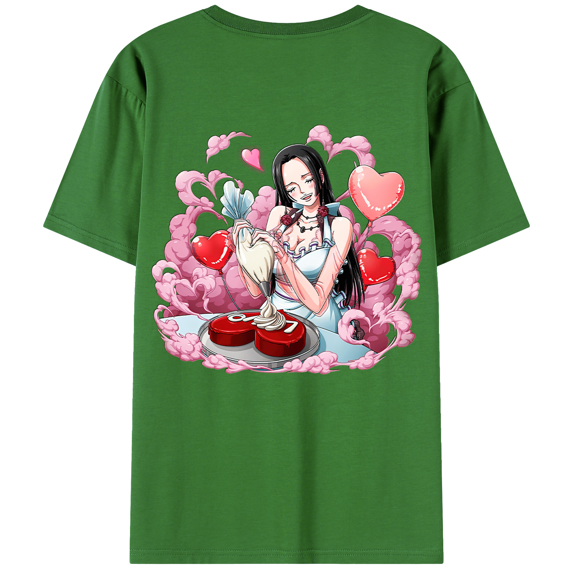 ワンピース ボア・ハンコック ONE PIECE Boa·Hancock レディース半袖Tシャツ(バックプリント)
